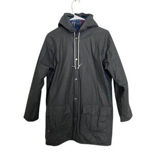 Vintage Thermal Slicks Water Resistant Cotton Lined Rain Coat - Size 16